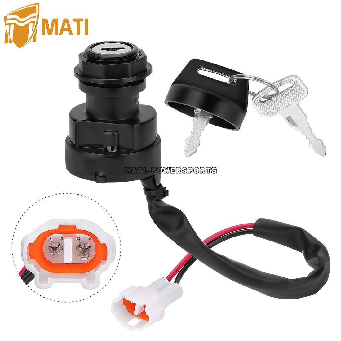 Ignition Main Switch Key 2002-2006 For Yamaha Banshee 350 YFZ350 5FK-82510-00-00