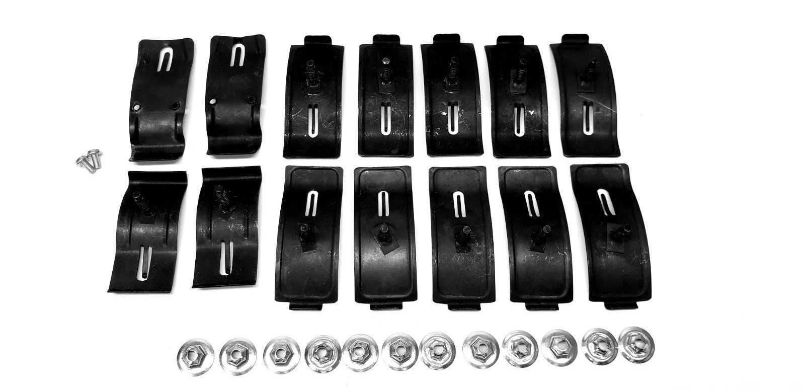1964 64 Chevy Impala Rear Cove Trunk Moulding Trim Clips Set Molding