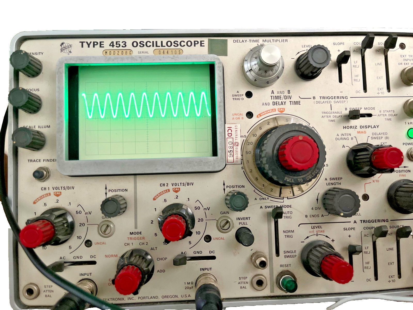 Tektronix 453 OSCILLOSCOPE - great shape and working order