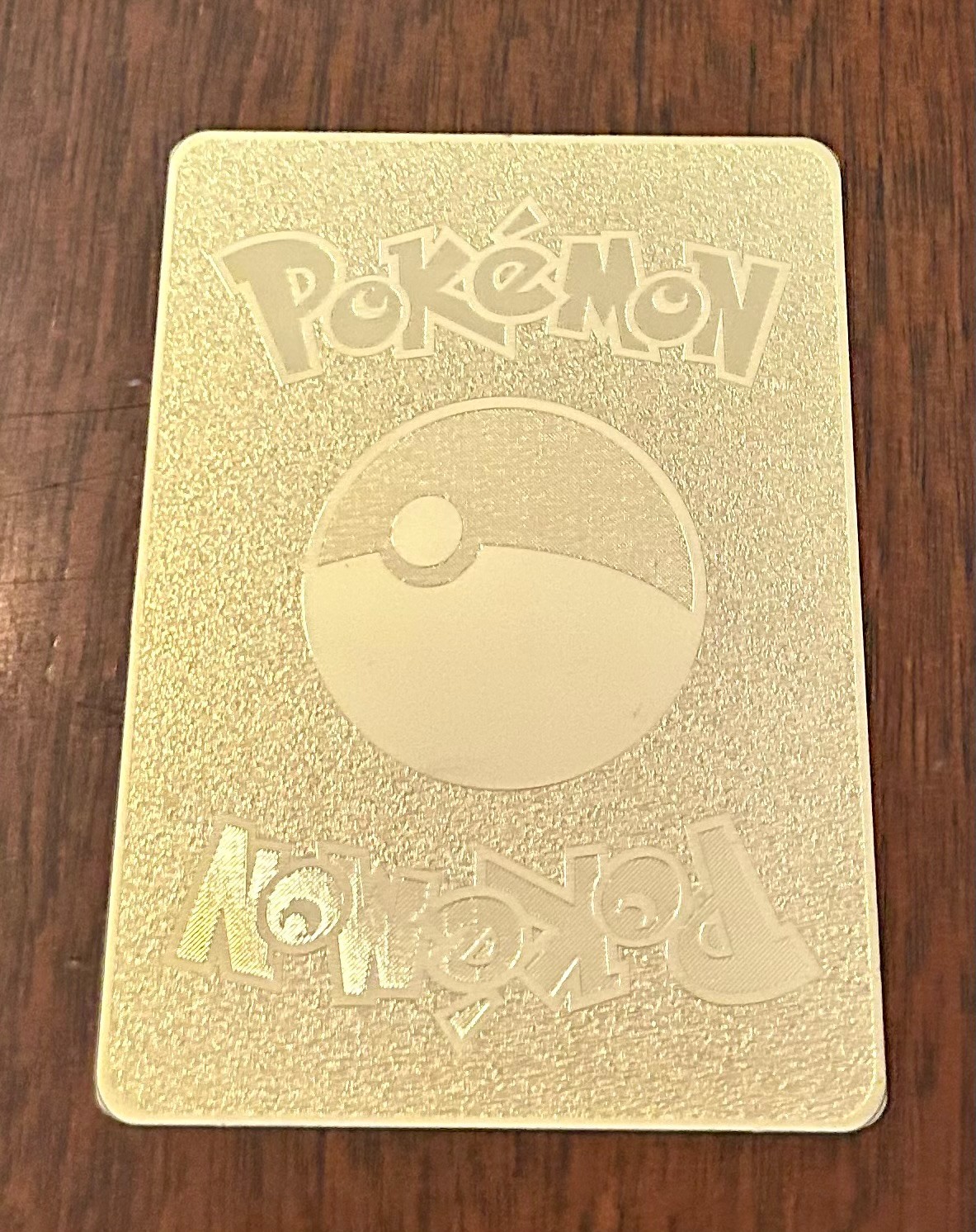 Gold Metal Fan Art Pokemon Trading Cards Collectible Gift - Save up to 10%