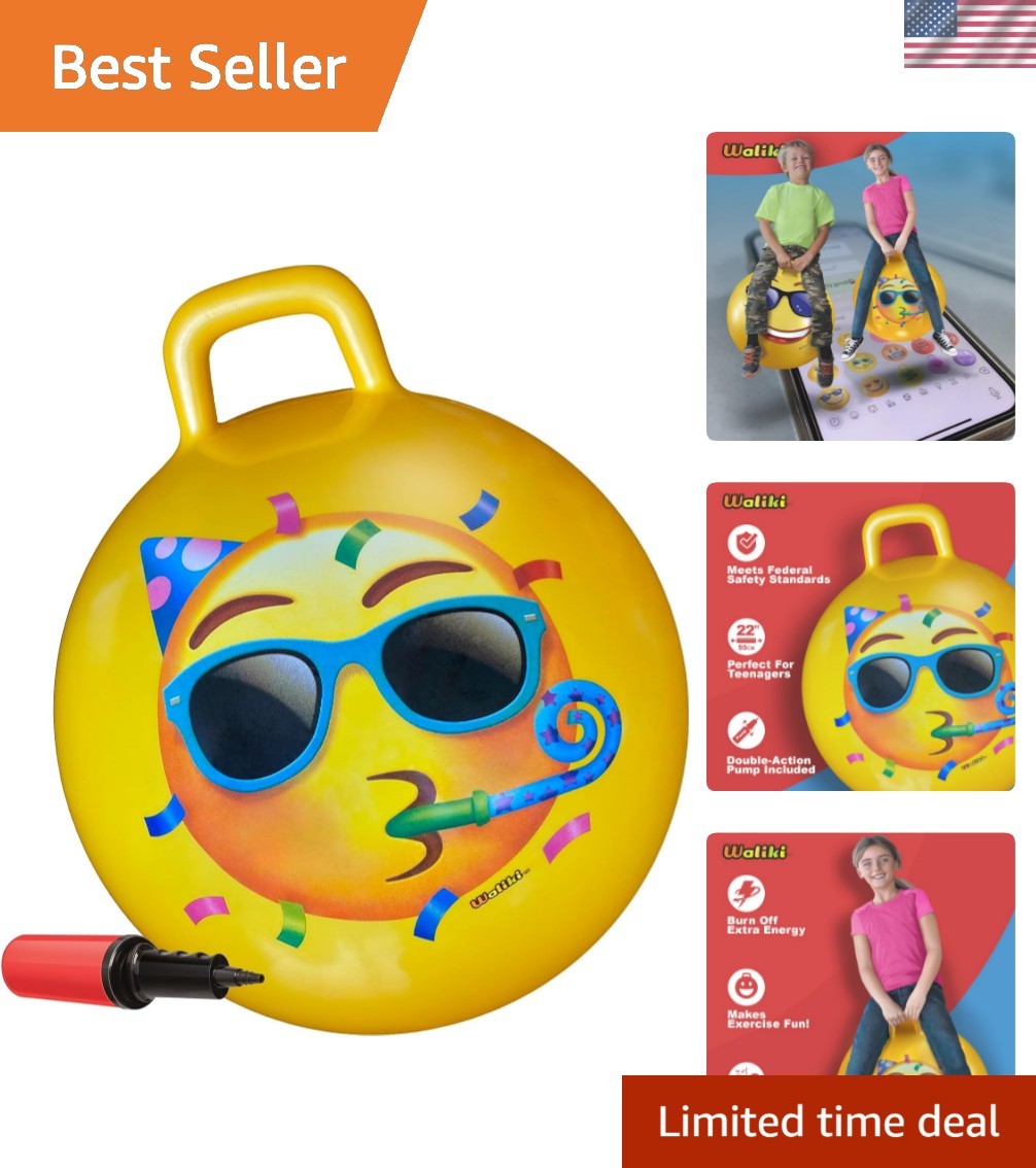 Laugh & Bounce with the 29-Inch Adult Hopper Ball - Colorful Fun for 16+