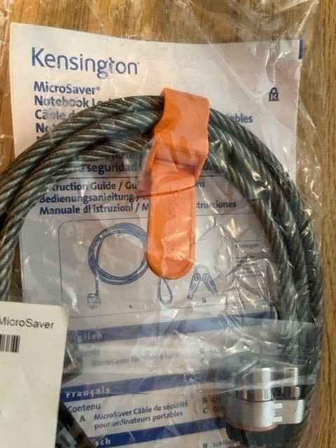 Kensington K64187FM Master Keyed MicroSaver - Notebook Lock - Factory Sealed