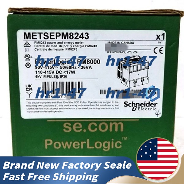 NEW Schneider METSEPM8243 PM8000 Series 3-Phase Energy Meter Free Shipping
