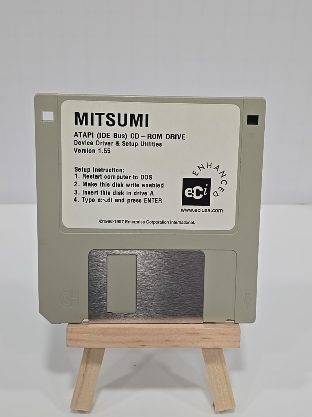 Mitsumi ATAPI CD-Rom Driver & Setup Utilities 3.5" Floppy Version 1.55 for DOS