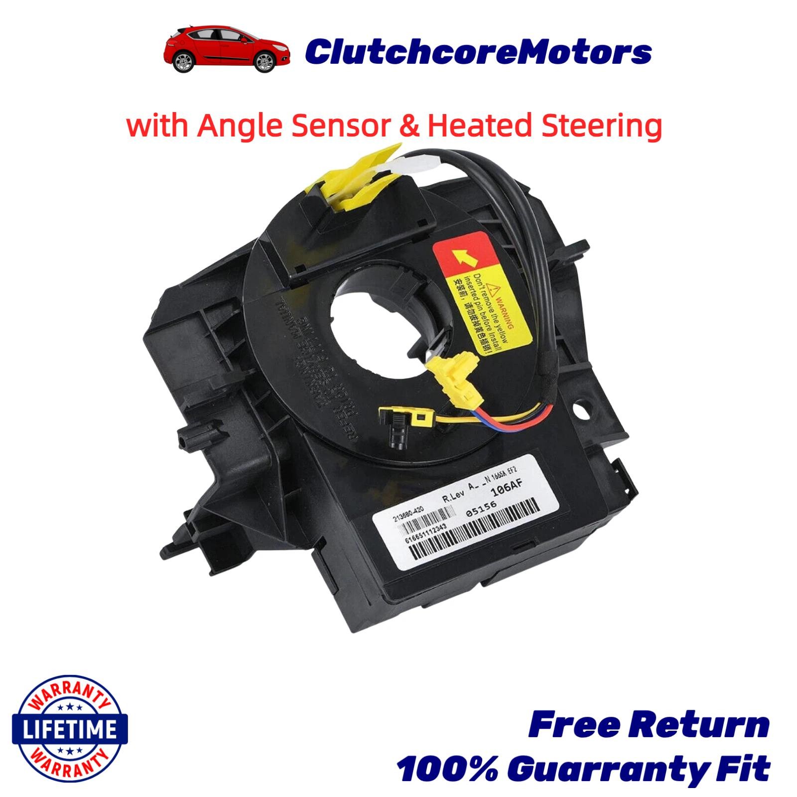 Clock Spring W/ Angle Sensor for Jeep Wrangler Patriot Compass Liberty Commander