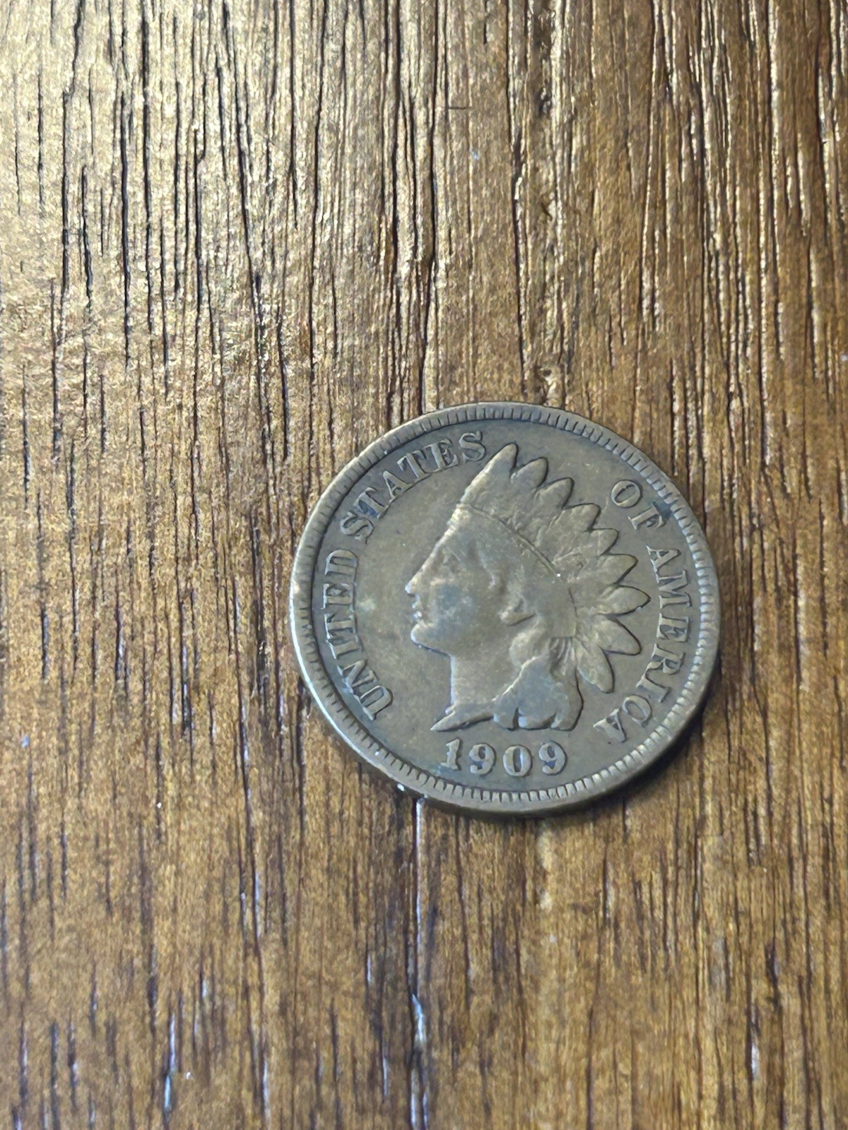 1909 Indian Cent VG+