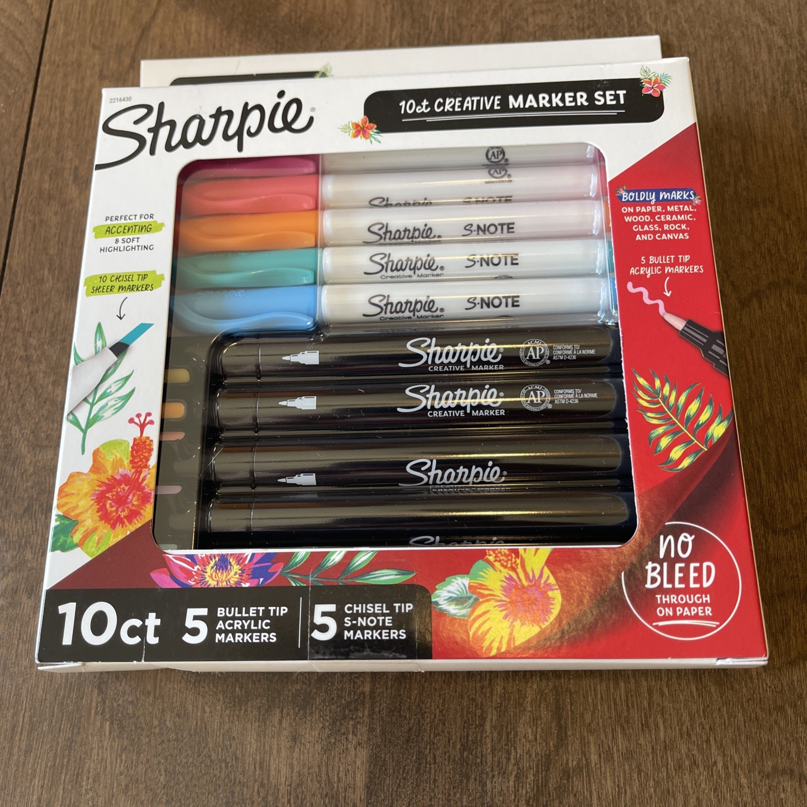 Sharpie 10ct Creative Marker Set 5 Bullet Tip And 5 Chisel Tip S-note Markers