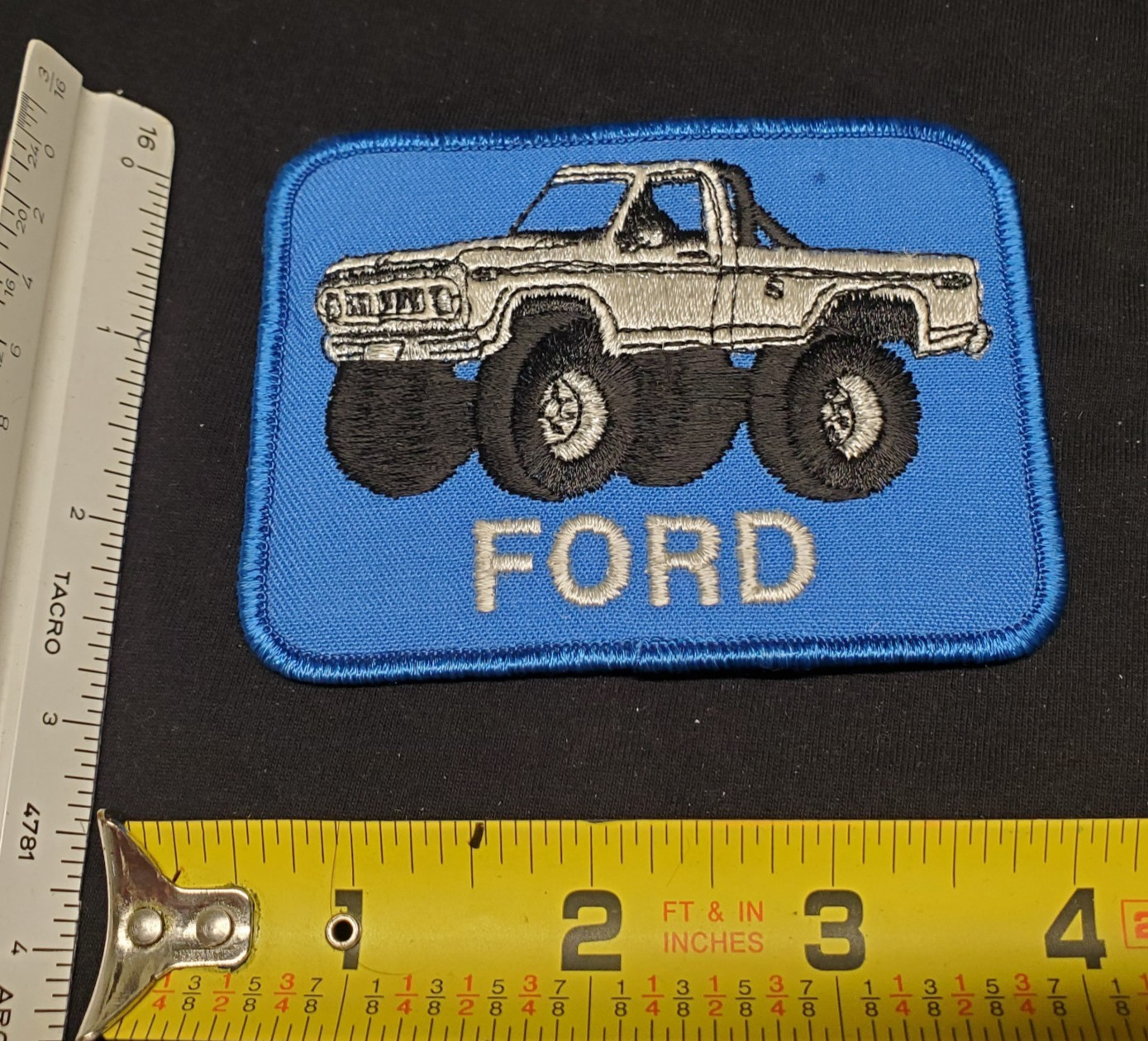 Ford 4x4 Pickup Truck Lifted Truck Vintage Patch Emblem Logo Cartoon Hat