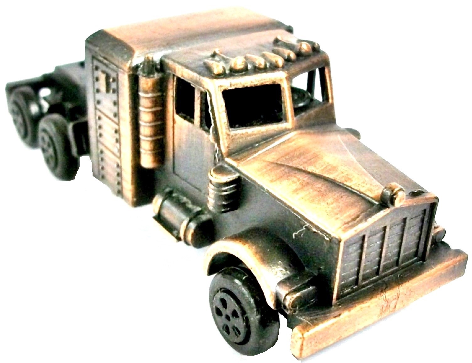 Over the Road Semi Truck Die Cast Metal Collectible Pencil Sharpener