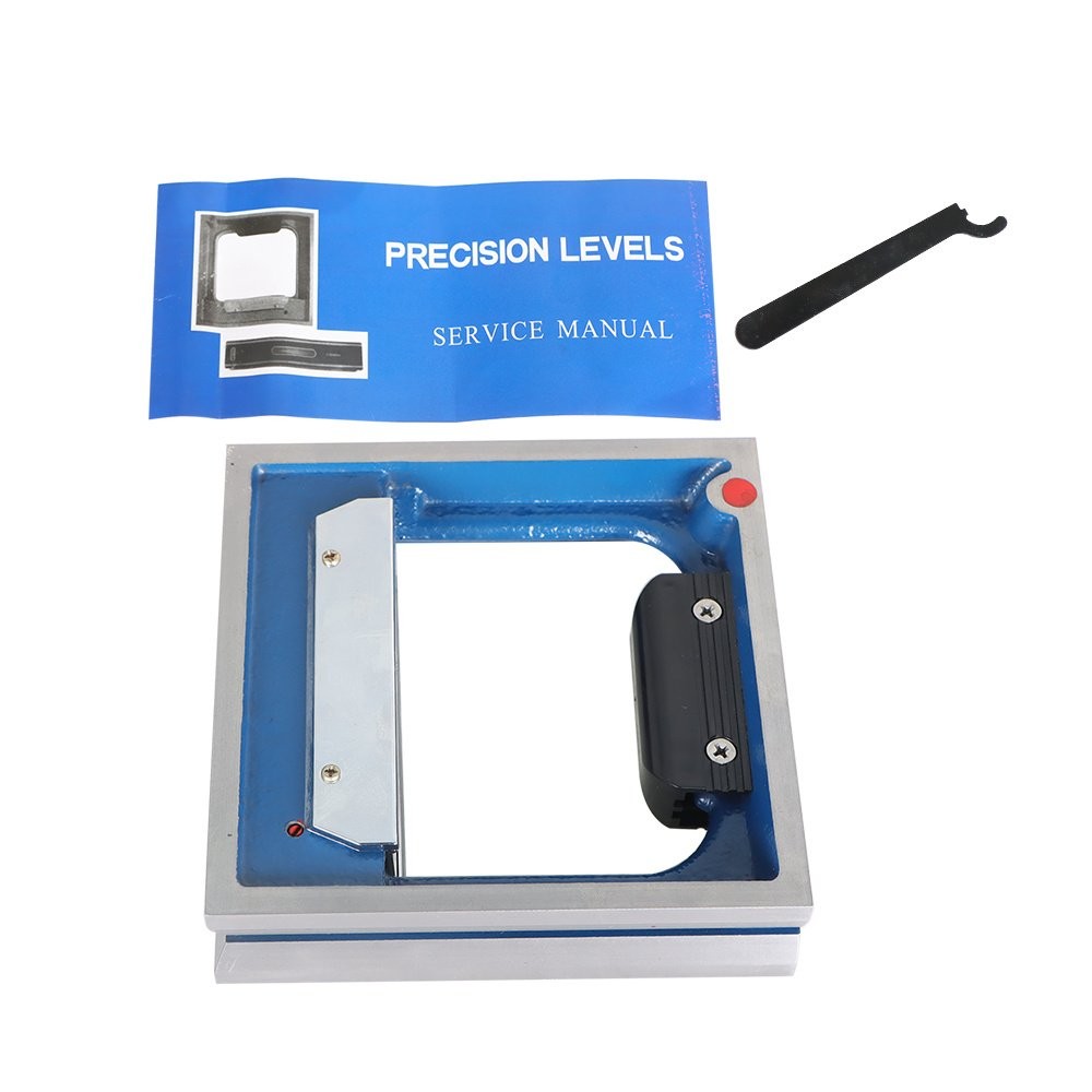 6 Inch X 1-1/2 Inch X 6 Inch Precision Frame Spirit Levels Sensitivity 0.0002"