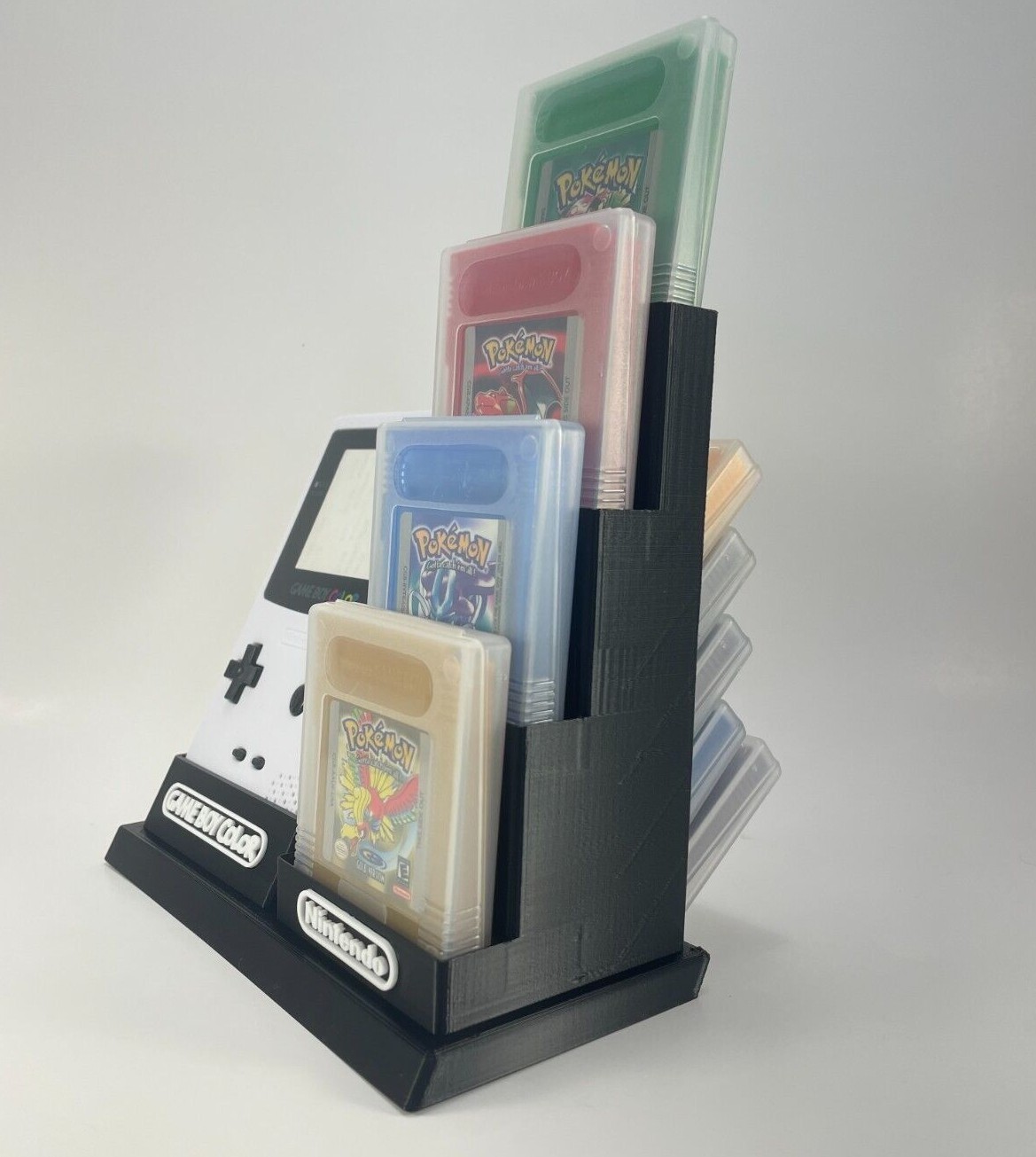 Game Boy Color & 9 Game's in Protective Case's - DISPLAY ONLY (Customize Colors)