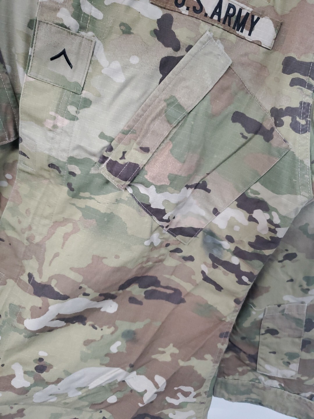 USGI Scorpion W2 OCP Combat Uniform top jacket medium Regular 50/50 Stain