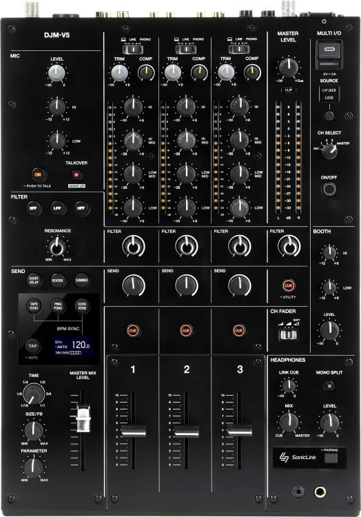 AlphaTheta DJM-V5 3-channel DJ Mixer