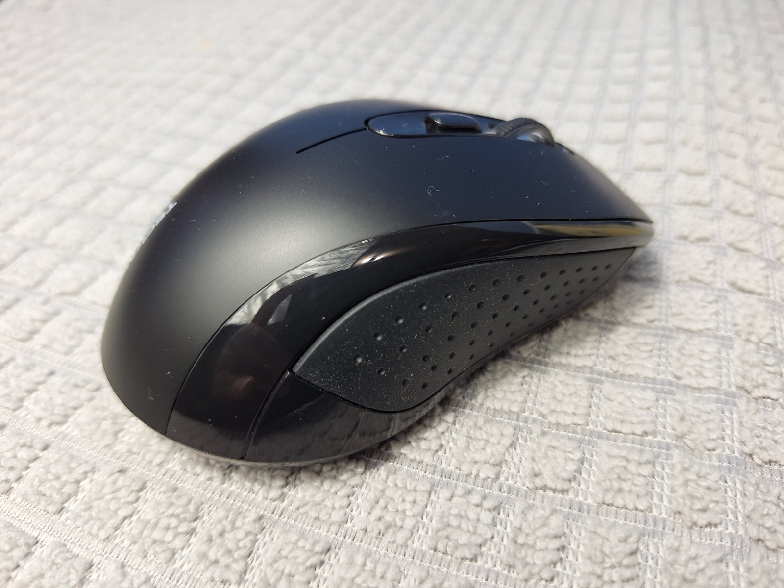 Portable Tecknet Bluetooth 2.4G Wireless Mouse 4800 DPI Black Computer Mouse