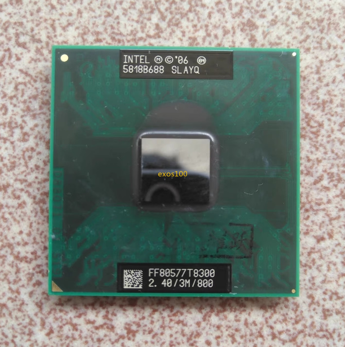 Intel Core 2 Duo Model T8300 SLAYQ 2.4 GHz FF80577GG0563M CPU Processor 800 MHz