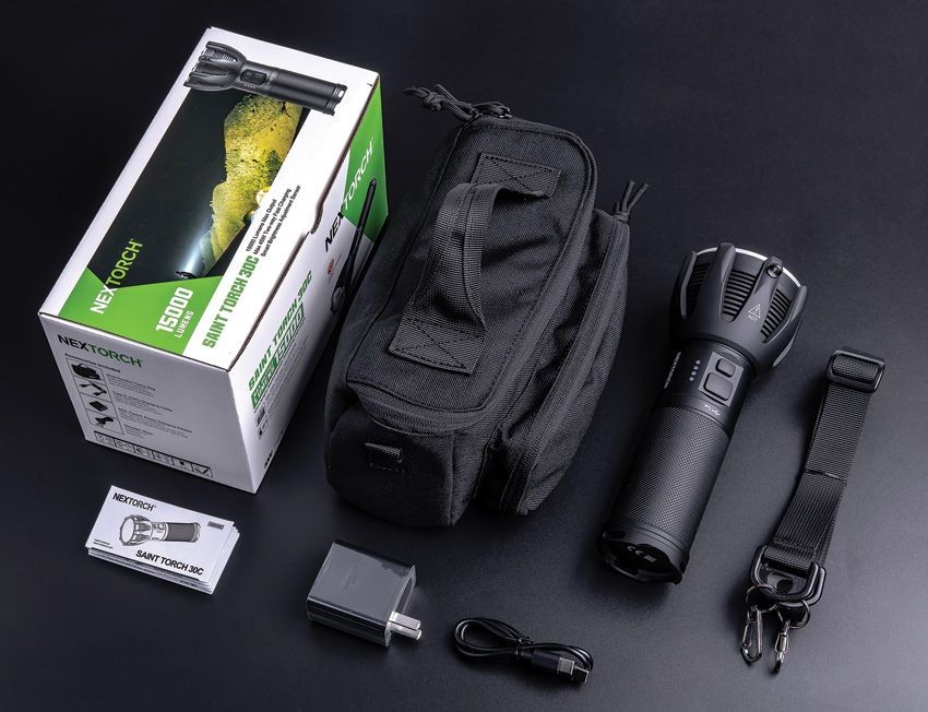 Nextorch Saint Torch 30C Flashlight Black