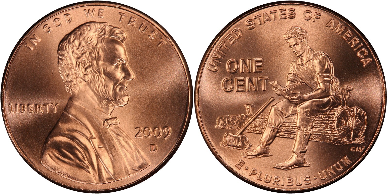 2009 P & D Lincoln Bicentennial Cent Set ~ " Formative Years - LP2 "