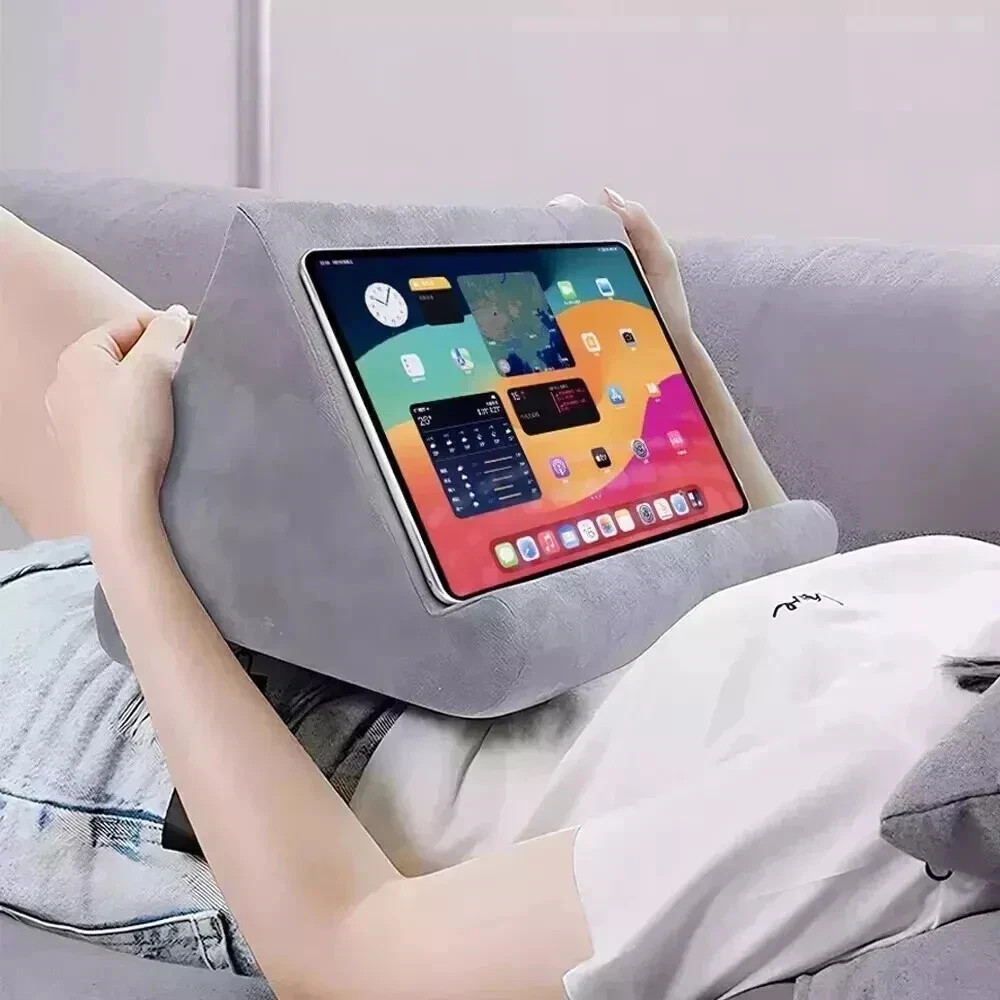 Pillow Lap Stand Soft Phone Cushion Laptop For Tablet IPad Holder Multi-Angle UK