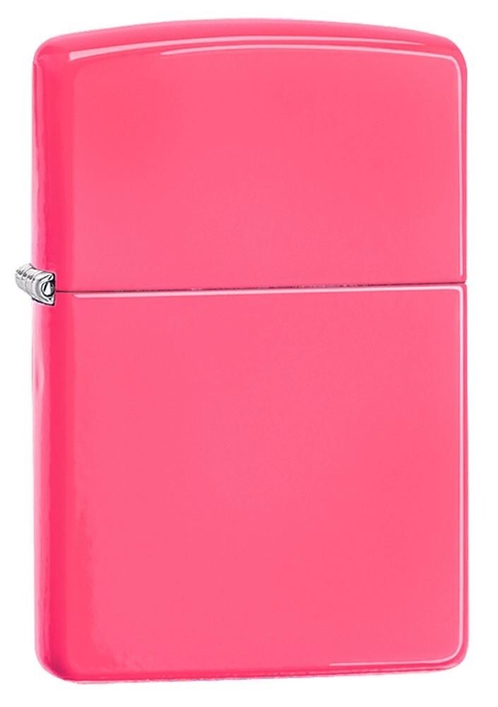 Zippo Windproof Neon Pink Lighter, 28886, New In Box
