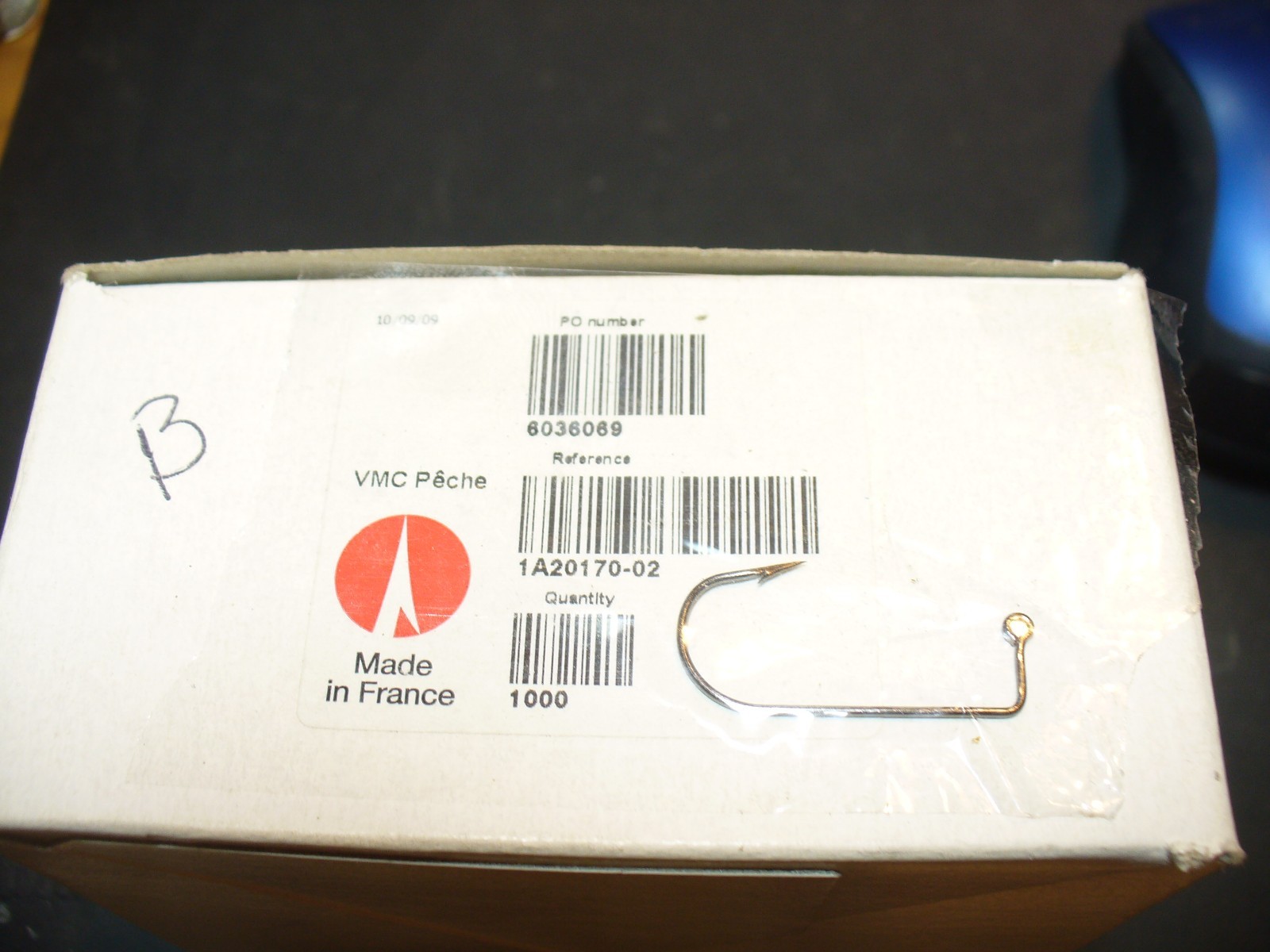 1000 VMC Black Nickel 90 Degree Aberdeen Jig Hooks Size 2