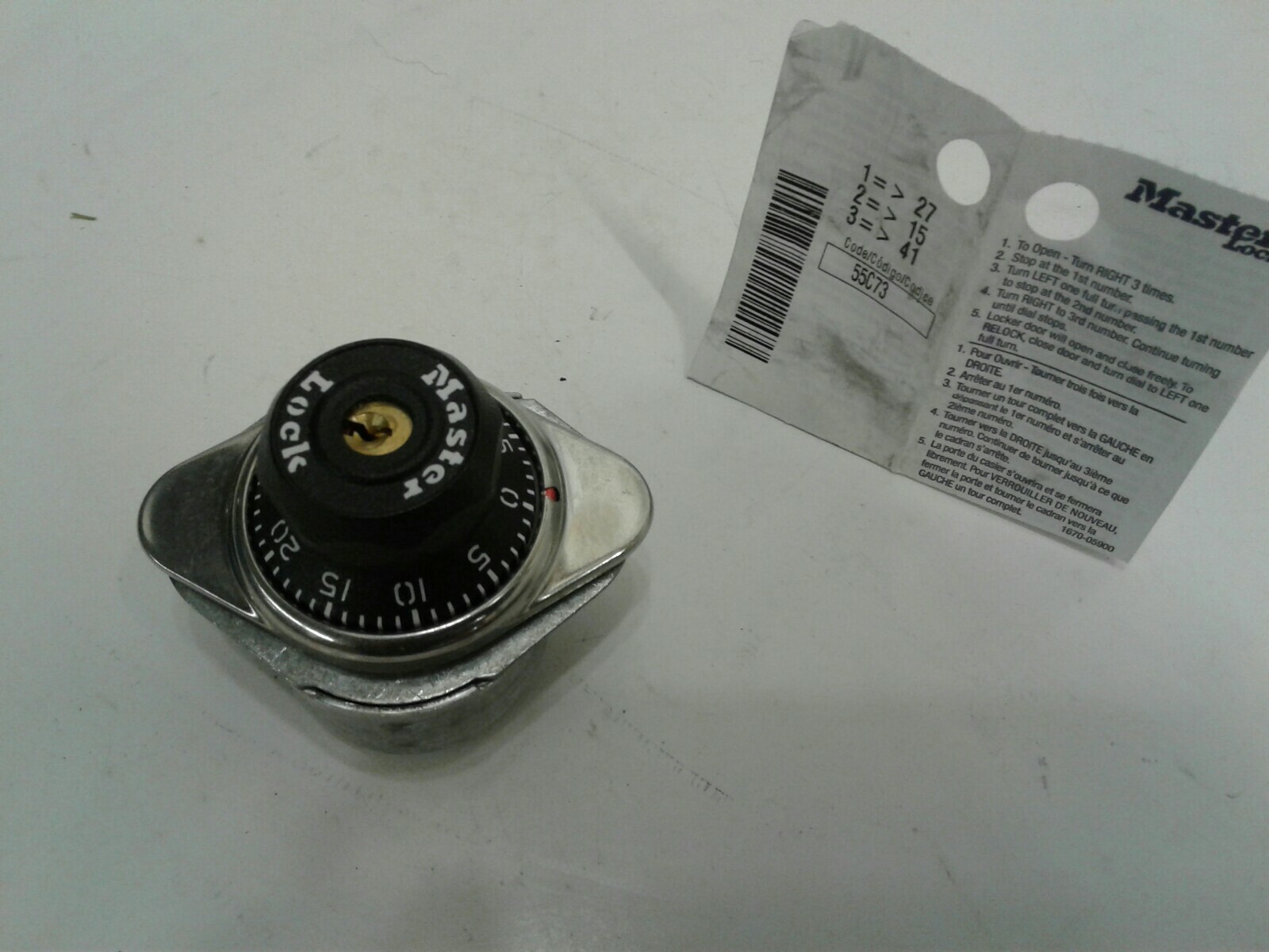 MasterLock 1670STK Built-In Combination Lock for Lift Handle, Single Point (50)