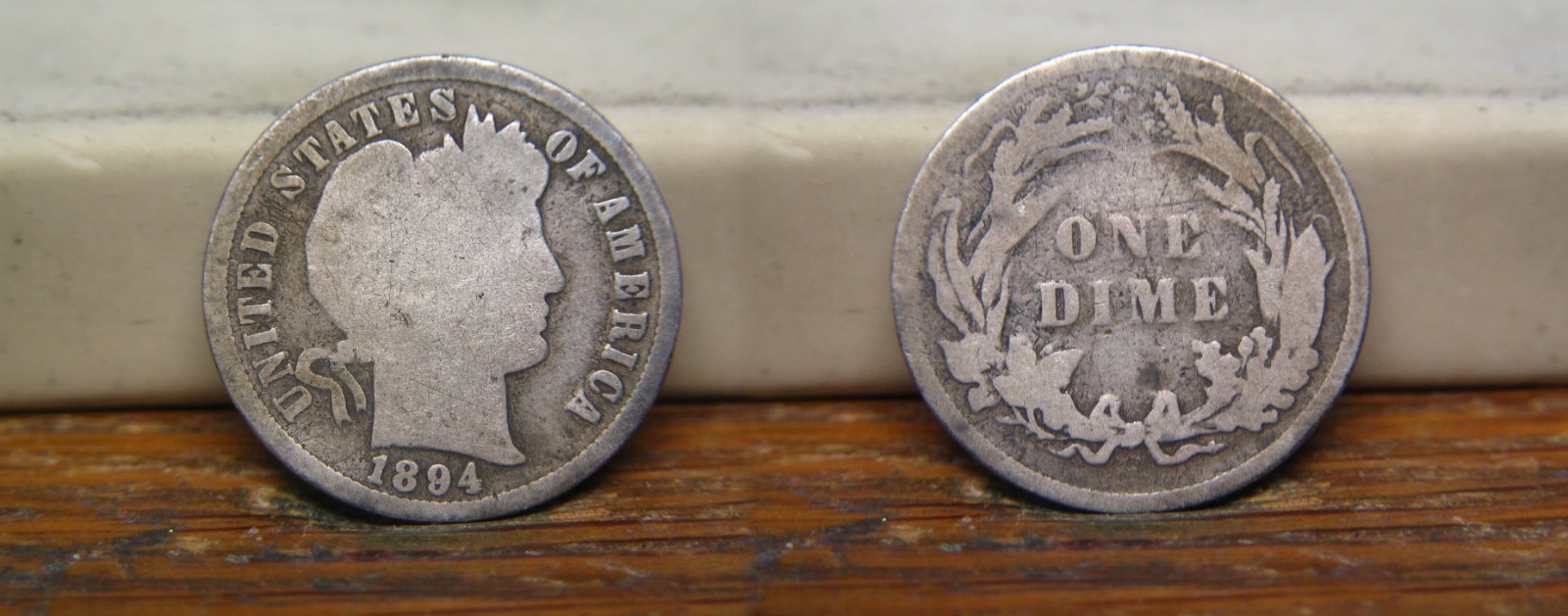 1894-P BARBER LIBERTY HEAD SILVER DIME 1894P US COIN