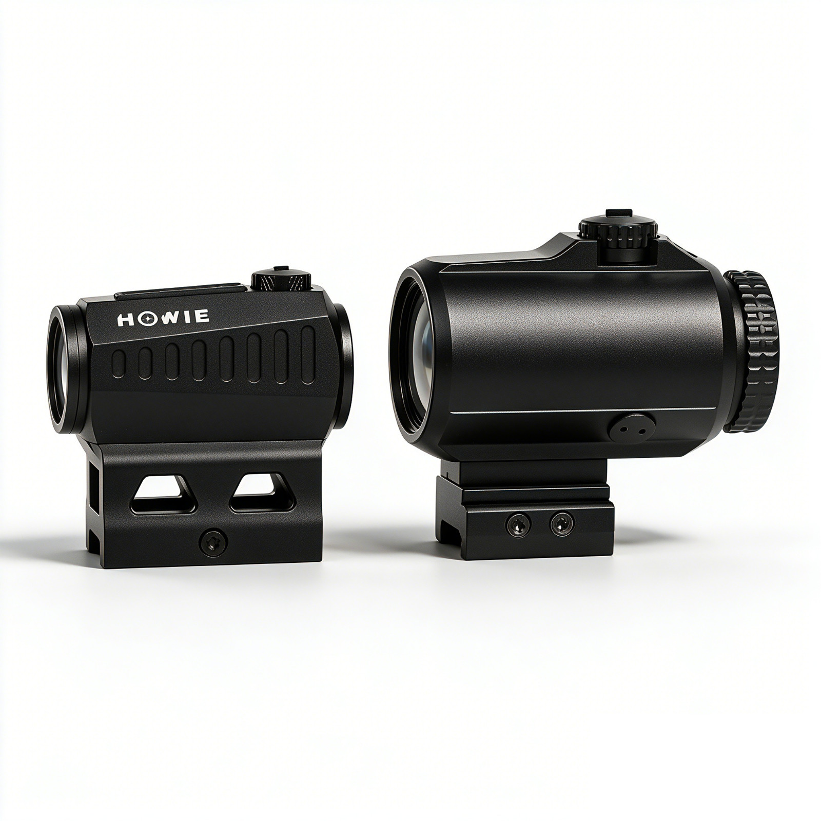 KiTOP 2 MOA Red Green Dot Sight & 3X Magnifier Combo Quick Release Flip Mount