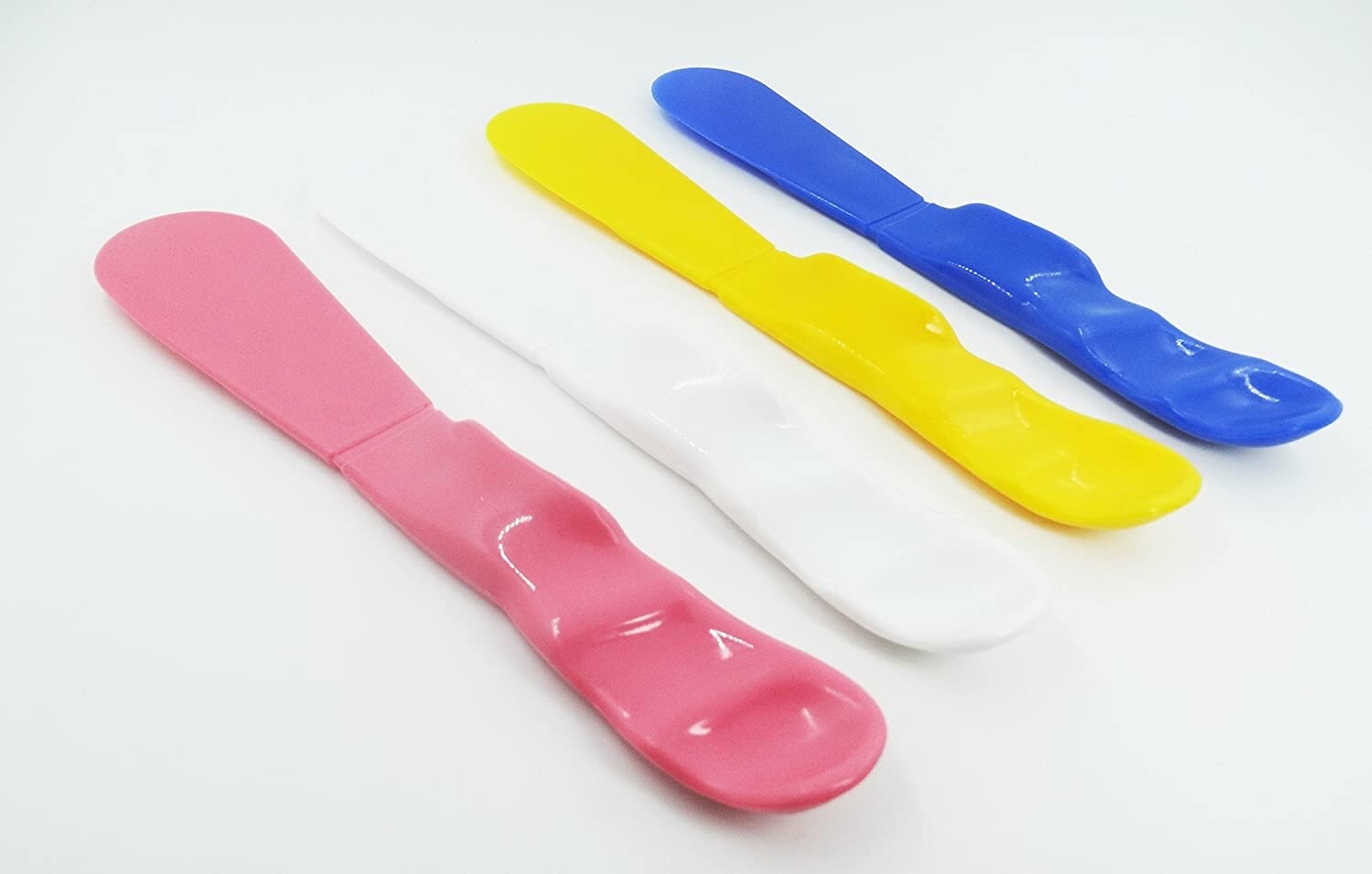 4Pcs Assorted Dental Lab Impression Material Alginate Plastic Mixing Spatula