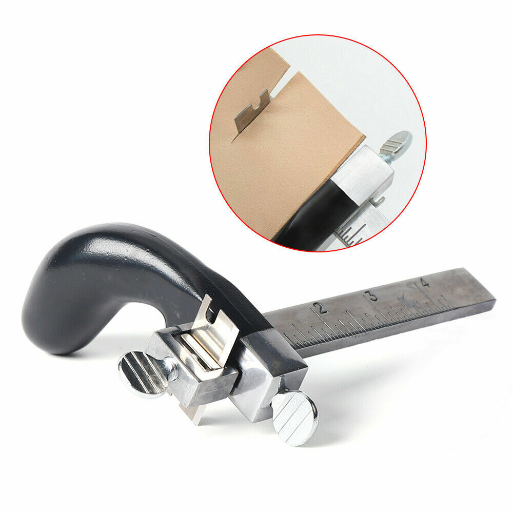 Professional Leather Draw Gauge Tool Strap Cutter Hand Craft Belt Cutting Blade