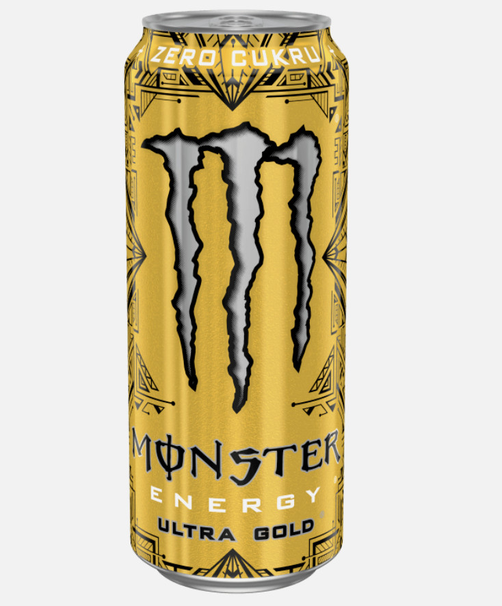 MONSTER ENERGY ULTRA GOLD - ENERGY DRINK - 500ML CAN - COLLECTORS - RARE