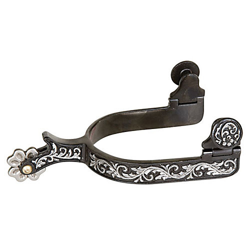 Weaver Leather Weaver BS Silver Rosebud Rowel Ladies Spur