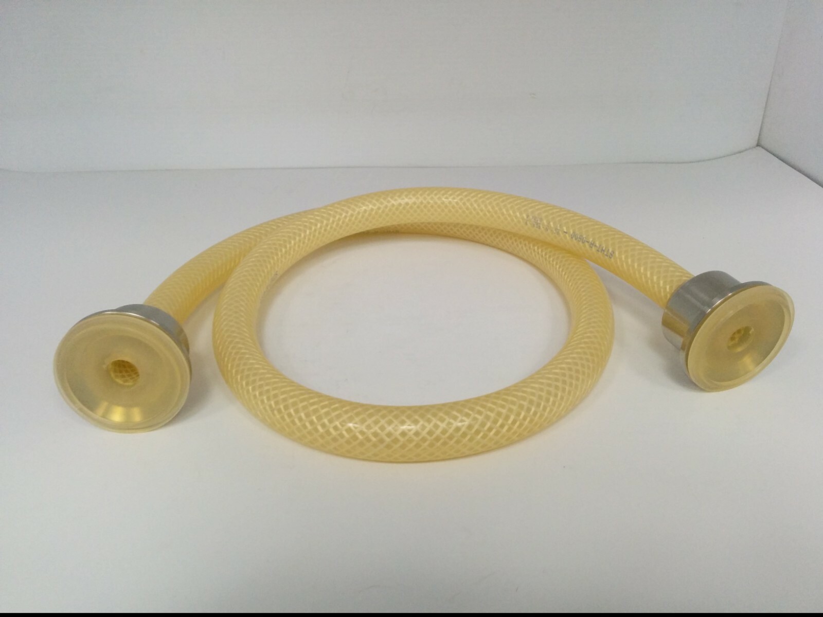 SANI-TECH STHT-R-0500 SILICONE BRAIDED HOSE W/NICKEL PLATED BRASS FLANGE NNB
