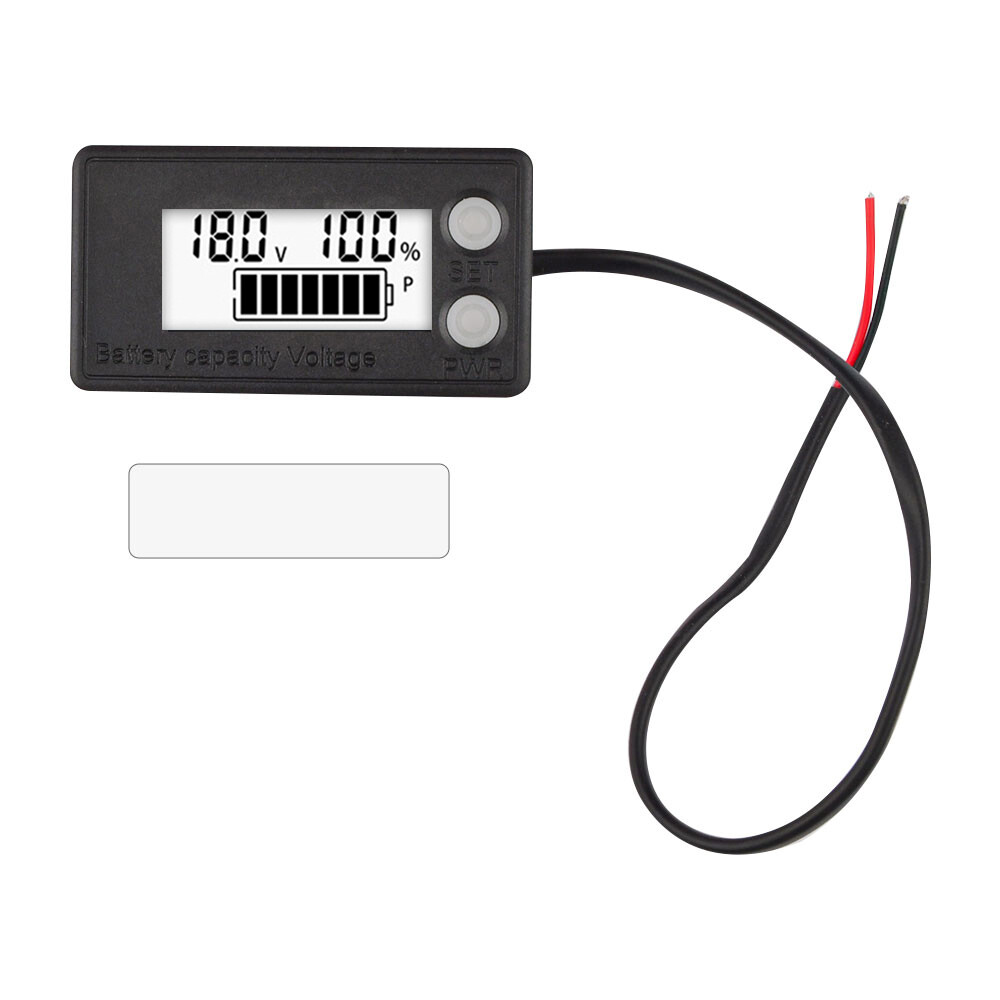 Waterproof 6133A /6133B LCD Voltmeter Battery Capacity Indicator Meter DC8-100V