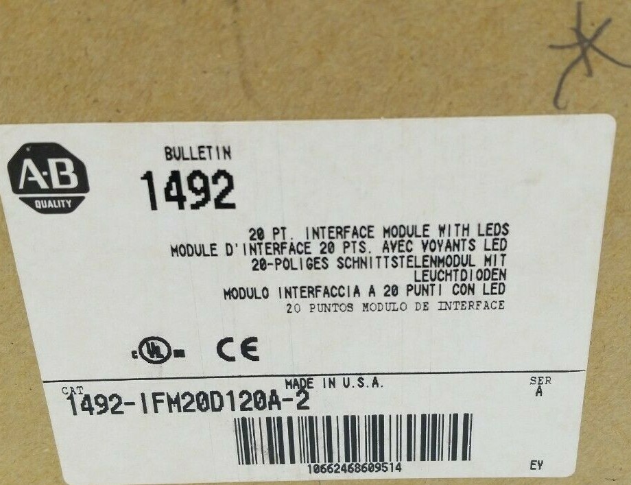 Allen-Bradley 1492-IFM20D120A-2 Interface Module with LEDS