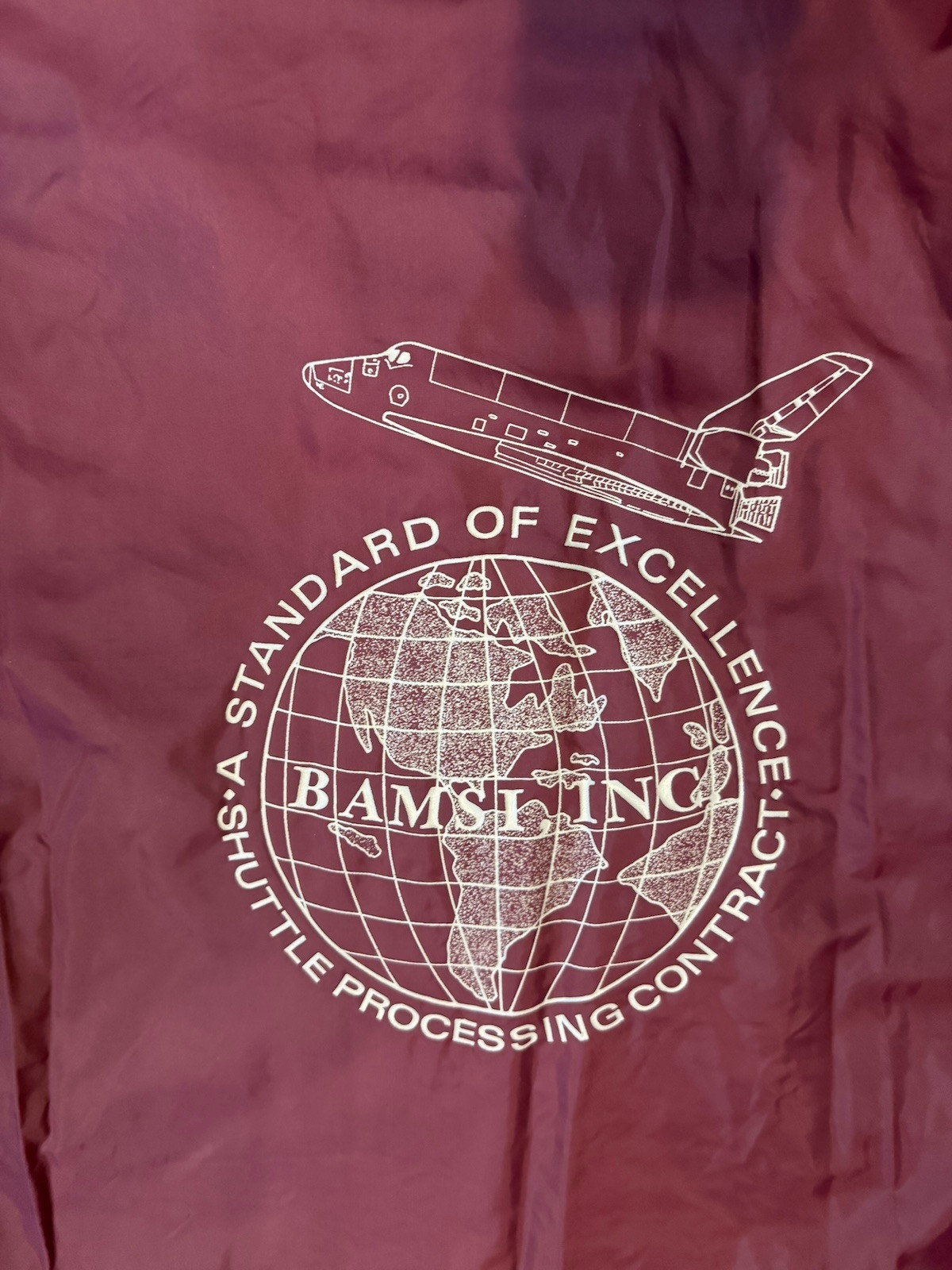 Vintage Bamsi Inc. Space Shuttle Jacket Size Large