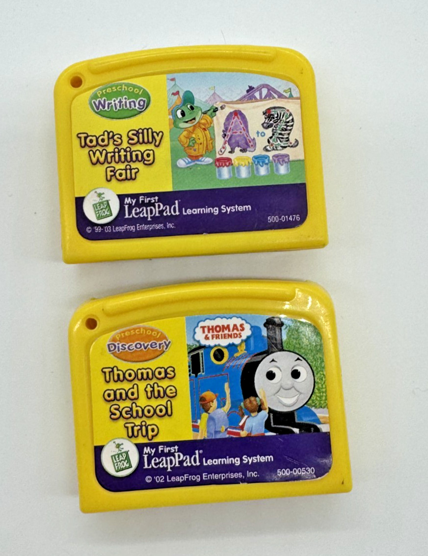 my first leappad learning discover,writing tomas school trip & tod's silly fair