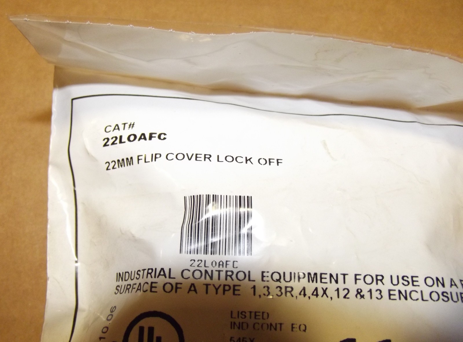 22LOAFC 22MM Switch Flip Cover Lock Off C3Controls New