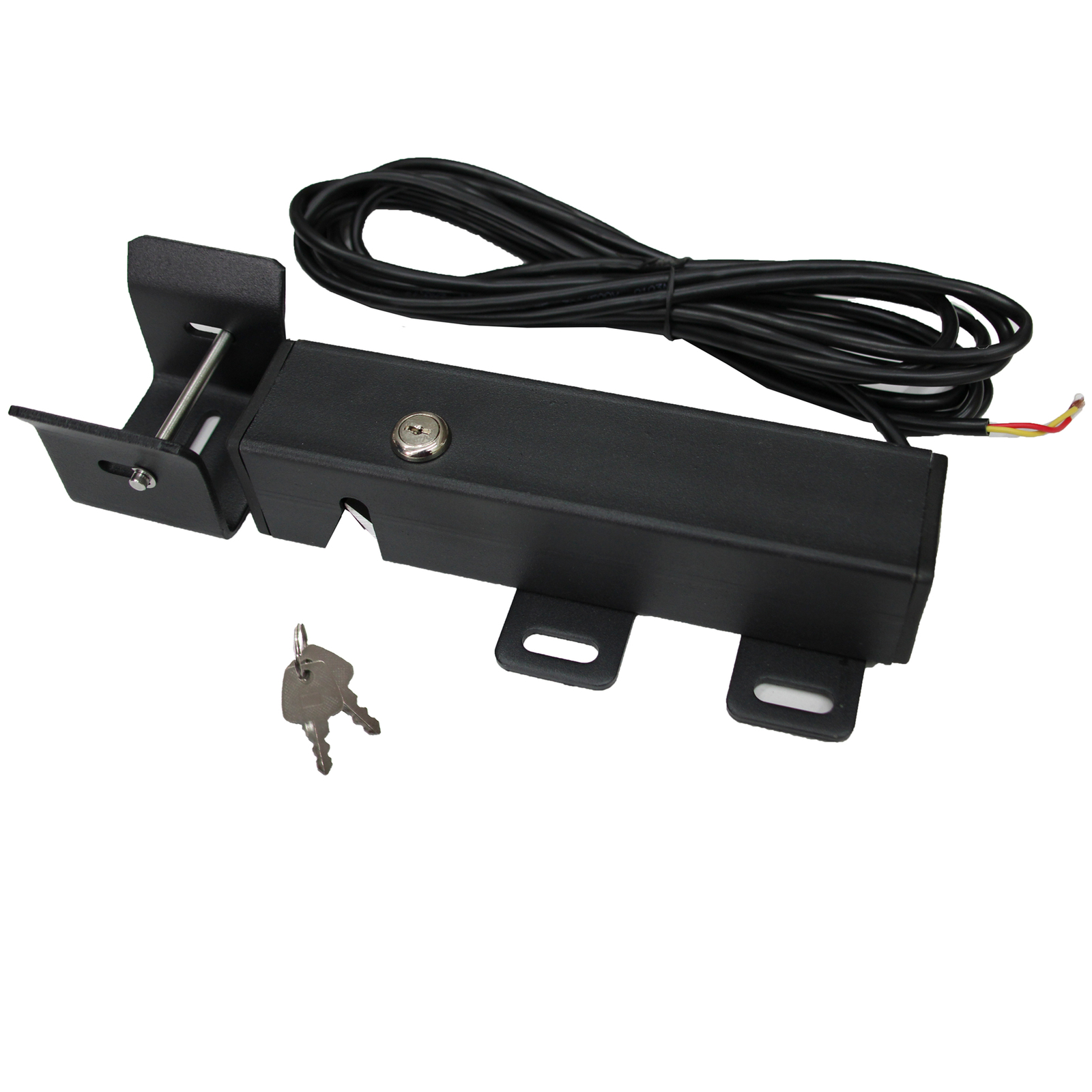 ALEKO Black Steel Automatic 24V Electric Lock with Keys for Swing Gate