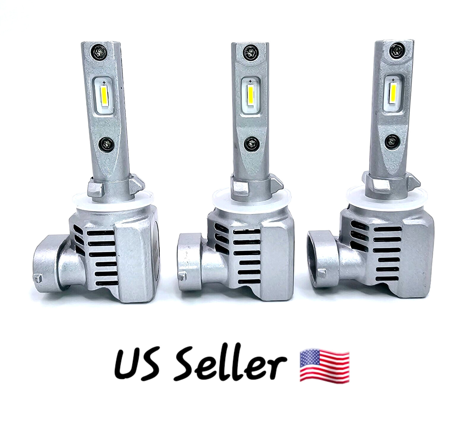 3 Blazing LED headlight bulbs for 2014-2023 Polaris Sportsman 570 ATV: US Seller