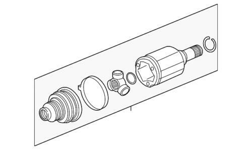 Genuine GM 2011-2019 Buick Cascada Regal L4 Wheel Half-Shaft Inner Boot 13291741