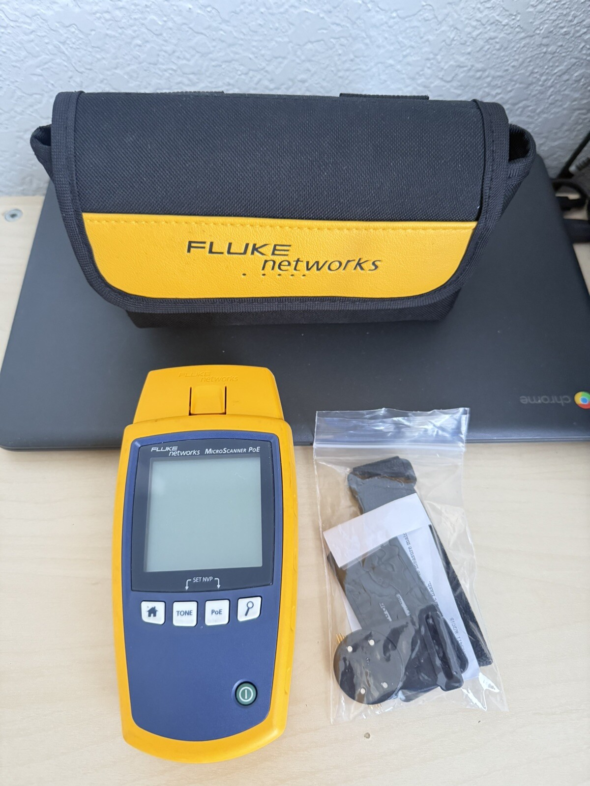 FLUKE NETWORKS MicroScanner Network Cable & PoE Tester FREE SHIPPING