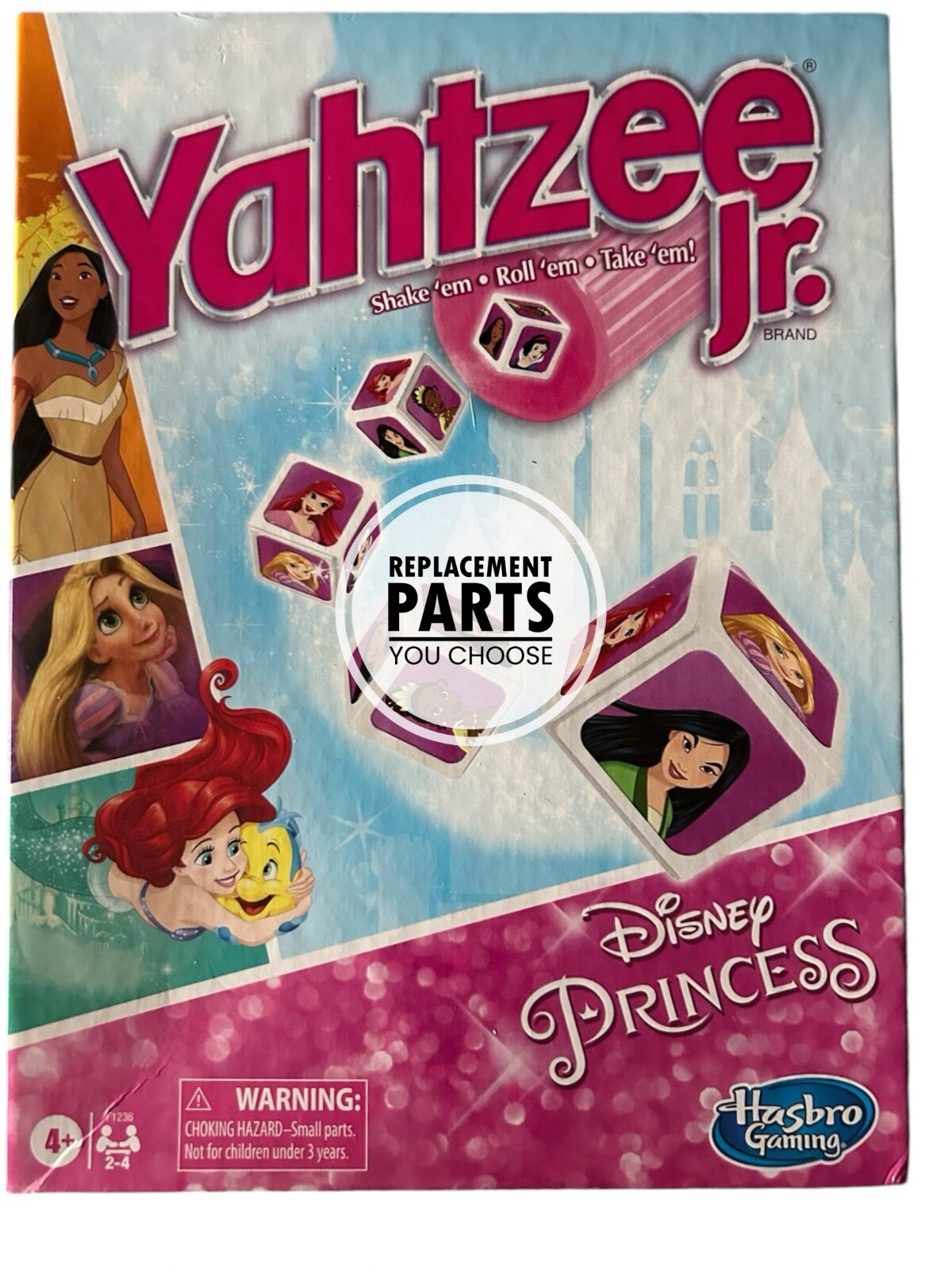 Yahtzee Jr  Disney Princess 2020 REPLACEMENT PARTS PIECES YOU CHOOSE