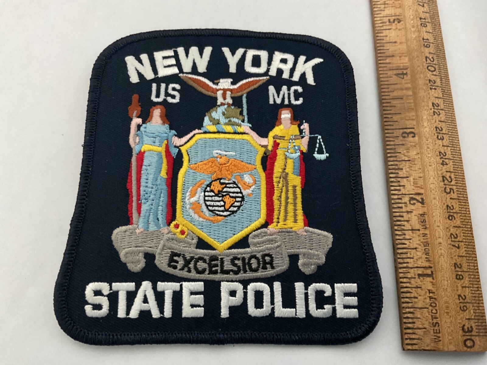 New York State Police USMC collectable Patch  full size Brand new