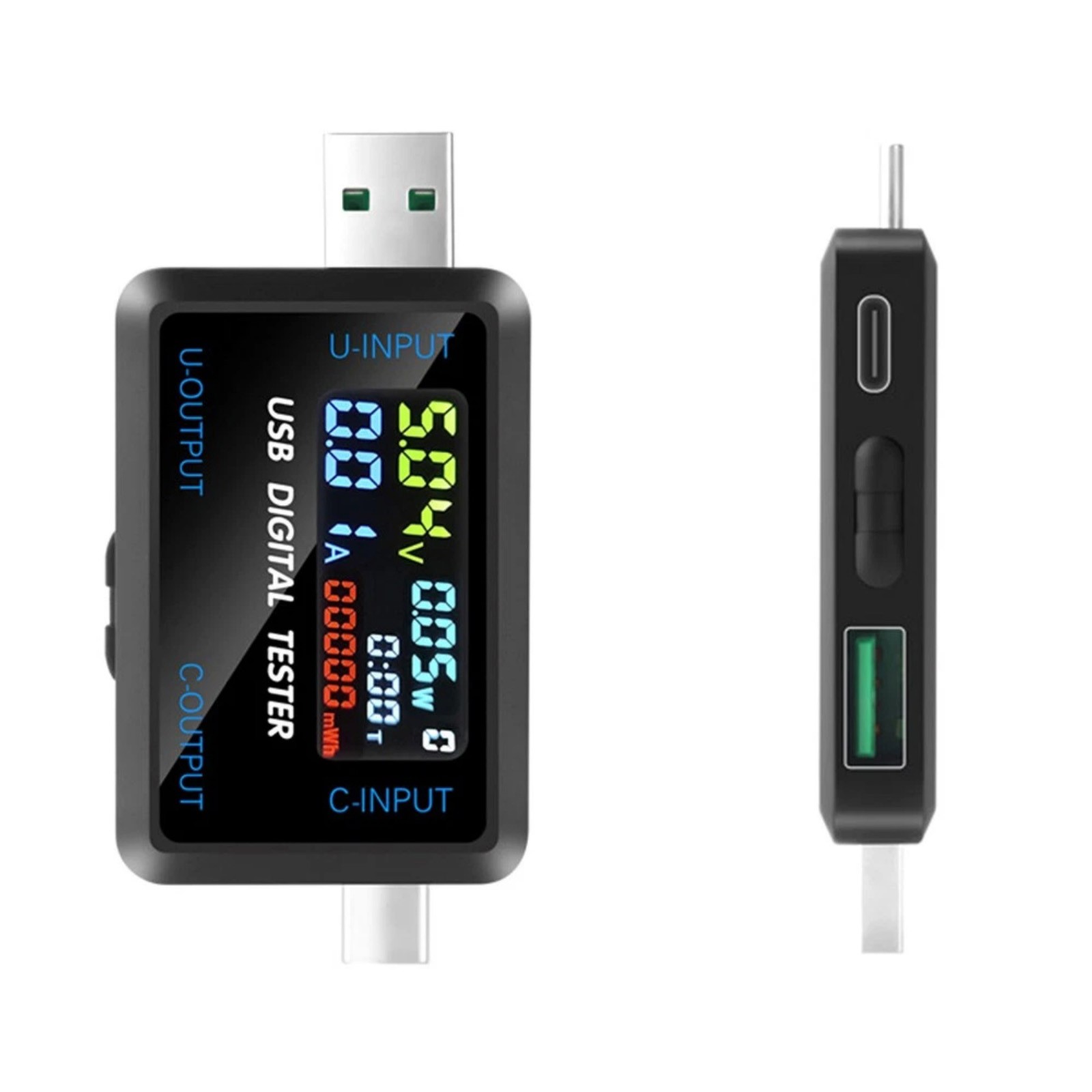 Maintenance USB C Voltmeter Current Meter Multi Function Button Power Monitor