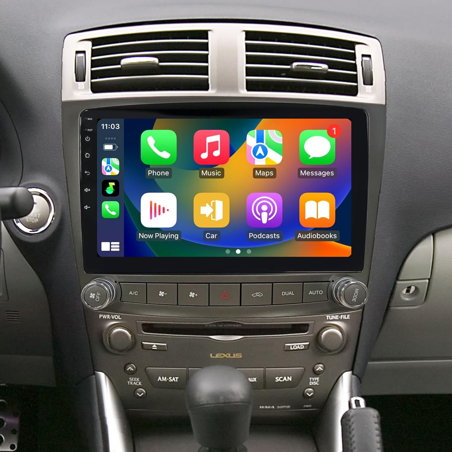 64G FOR LEXUS IS250 IS350 2006-2012 CARPLAY CAR RADIO STEREO GPS NAVI FM Auto