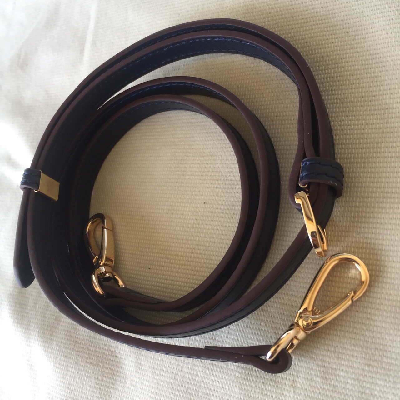 130CM Navy Crossbody Leather Shoulder Strap Replacement
