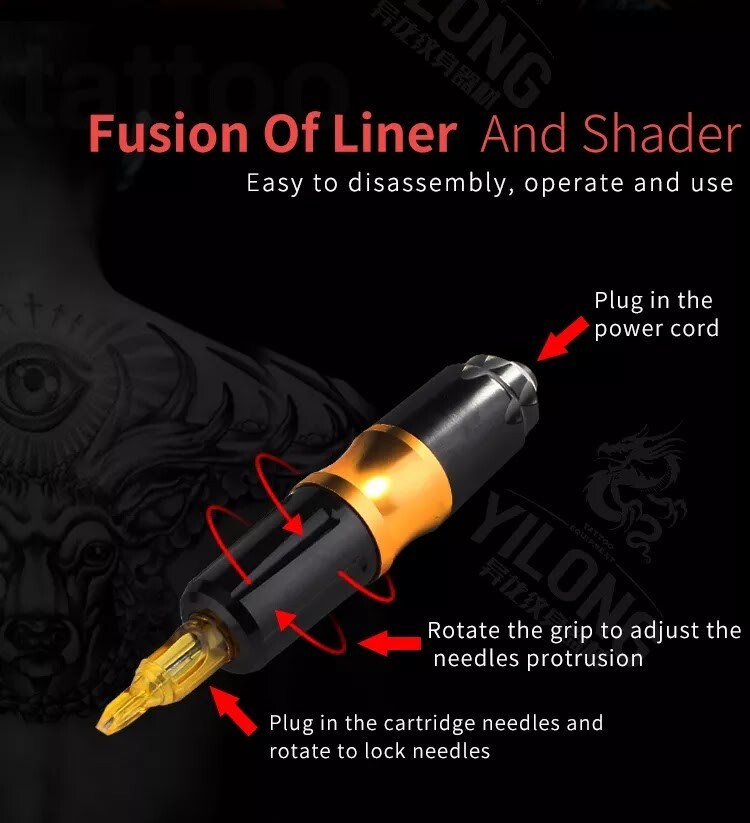 Brand New king kong tattoo machine pen for permanent tattoo 