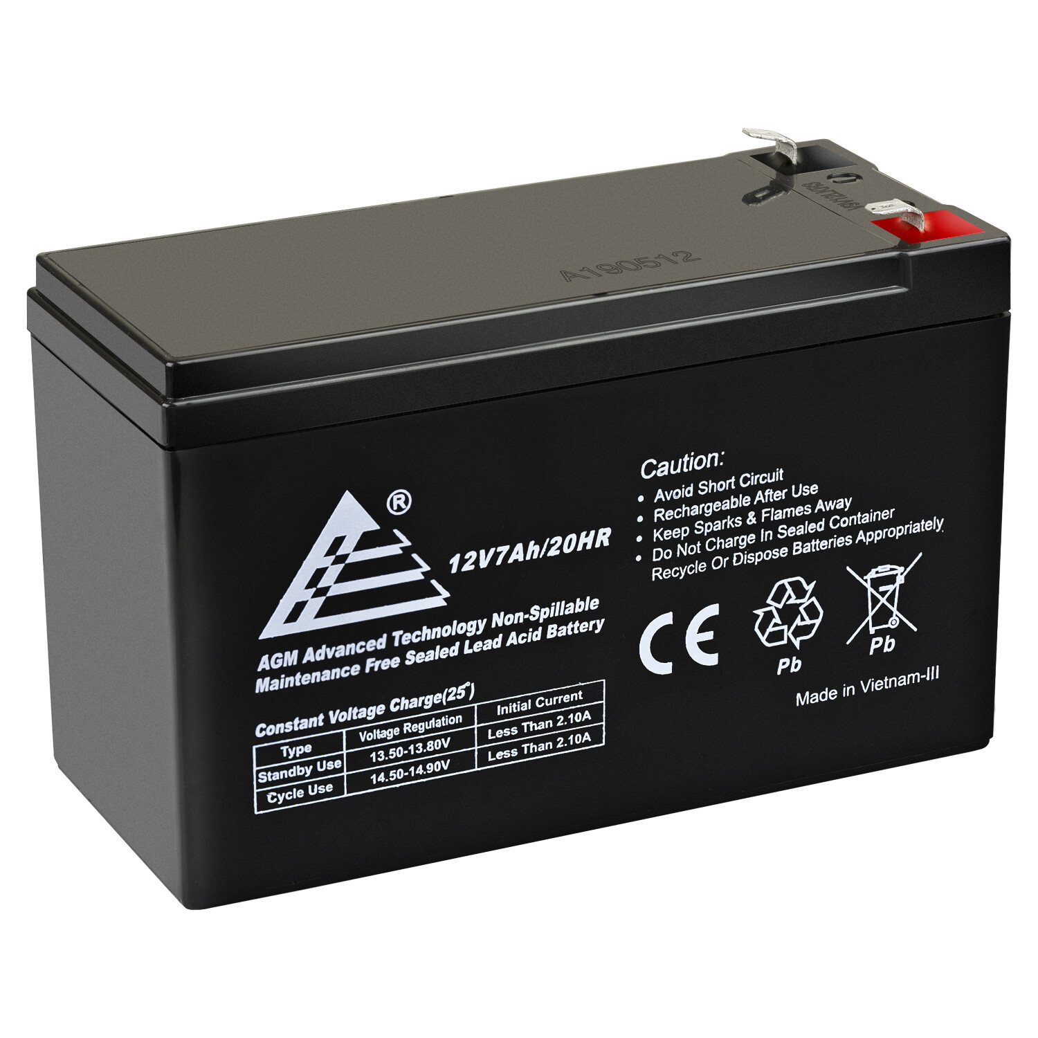 10 PACK - 12V 7Ah Battery Replacement for APC SY16K-PD One SYBATT