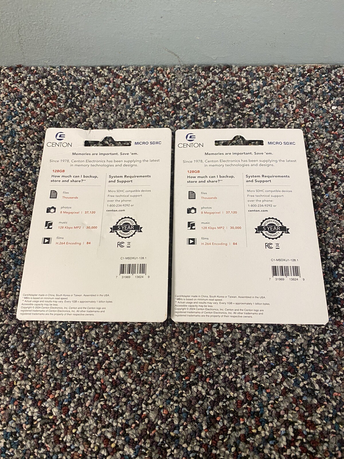Centon Micro Sdxc 128gb Set Of 2