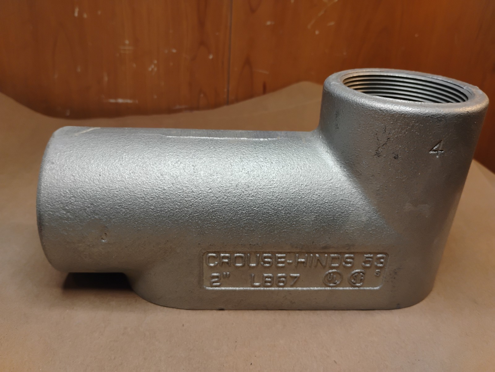 Crouse Hinds 53 2" LB67 Conduit Outlet Body, 46 CU IN - Fast Ship